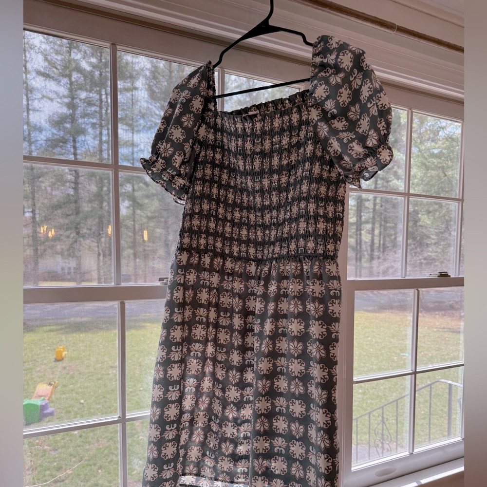 Floral Puff Sleeve Dress